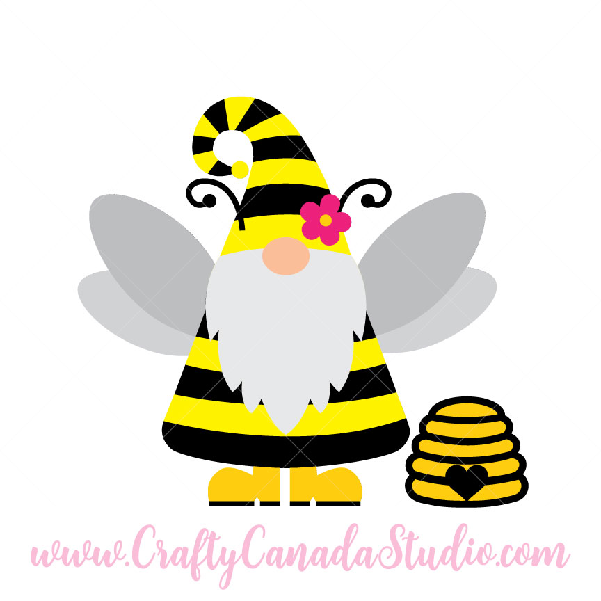 Download Nordic Gnome Bumble Bee Svg Crafty Canada Studio PSD Mockup Templates