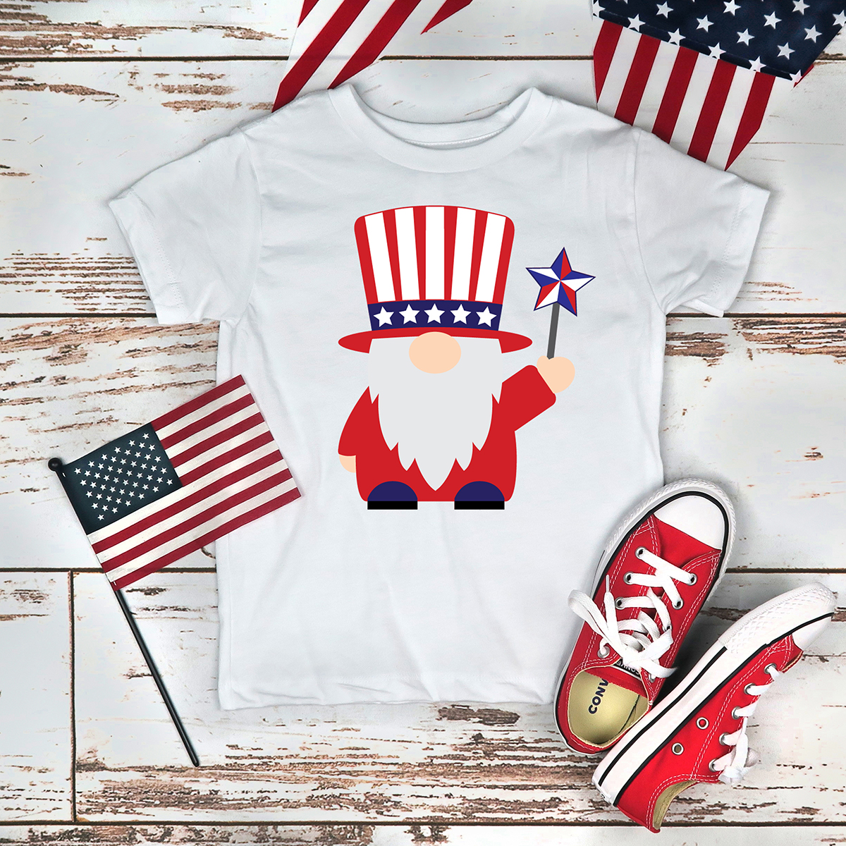 Download Patriotic Gnome SVG : Crafty Canada Studio