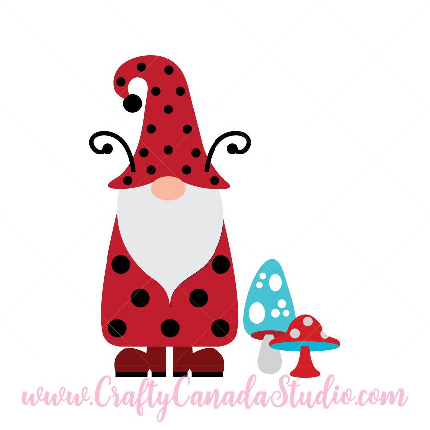 Download Summer Gnome SVG : Crafty Canada Studio